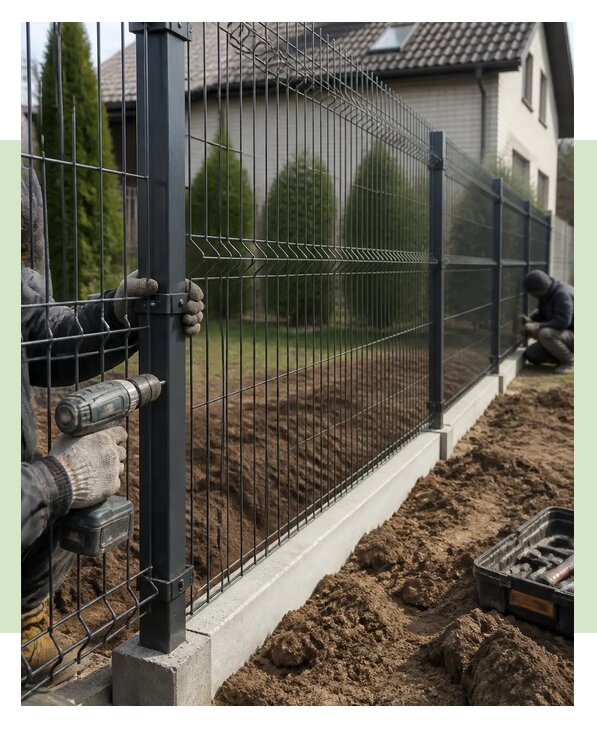 Профессиональная установка 3Д забора под ключ в Асбесте